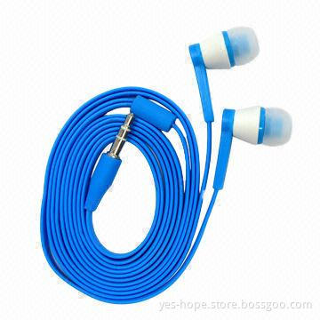 Fashion colorful custom metal earphones